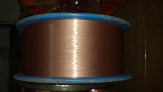 0.89mm verdrahtet Stahl-Copperize Reifenwulst-Draht/Fahrrad-Reifen dauerhafte Ertrag-Rate 94%
