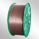 Φ1.55mm-Reifen-Kupfer-plattierter Stahldraht, überzogenes Bronze0.30-1.5g/kg