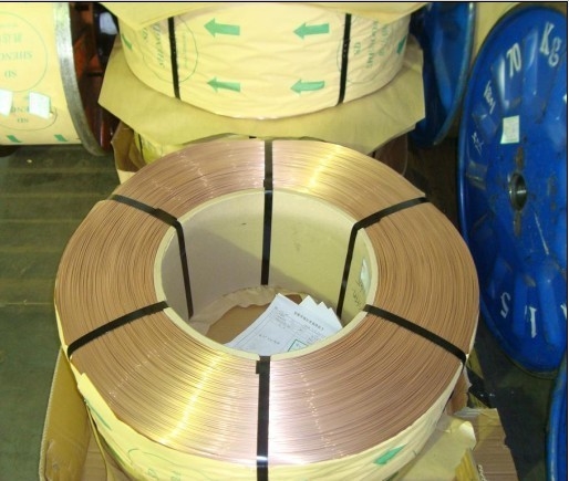 Gelbe Bronze beschichteter getemperter Stahldraht für Motorräder